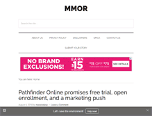 Tablet Screenshot of mmor.org